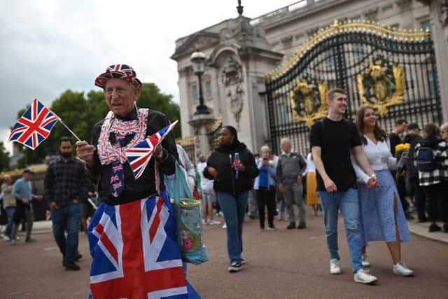 Thousands of people are expected to line the Queen’s funeral procession route (image: AFP/Getty Images)