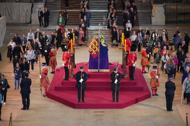 The Queen is now lying in state in Westminster Hall ahead of her state funeral on Monday 19 September 2022. 