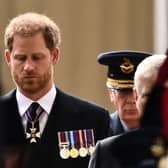 King Charles II has reportedly granted Prince Harry special permission to appear in uniform at a vigil beside the Queen’s coffin (Photo: Getty Images)