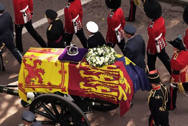 The Queen’s state funeral will be attended by 2,000 invited guests (image: Getty Images)