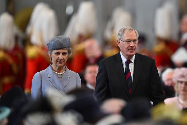  Prince Richard, Duke of Gloucester and Birgitte, Duchess of Gloucester arrive for a service of thanksgiving for Queen Elizabeth II’s 90th birthday at St Paul’s cathedral on June 10, 2016.  (Photo by Ben Stansall - WPA Pool/Getty Images)