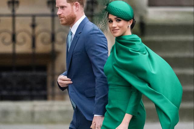 Prince Harry, Duke of Sussex and Meghan, Duchess of Sussex (Pic: Gareth Cattermole/Getty Images)