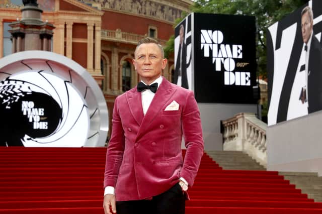 Daniel Craig attends the World Premiere of “NO TIME TO DIE” at the Royal Albert Hall on September 28, 2021. (Photo by Tristan Fewings/Getty Images for EON Productions, Metro-Goldwyn-Mayer Studios, and Universal Pictures)