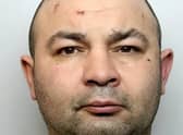 Sergiu Boianjiu, 39, raped and then attempted to kill a young woman in Wellingborough earlier this year has been found guilty by a jury.  Credit: SWNS