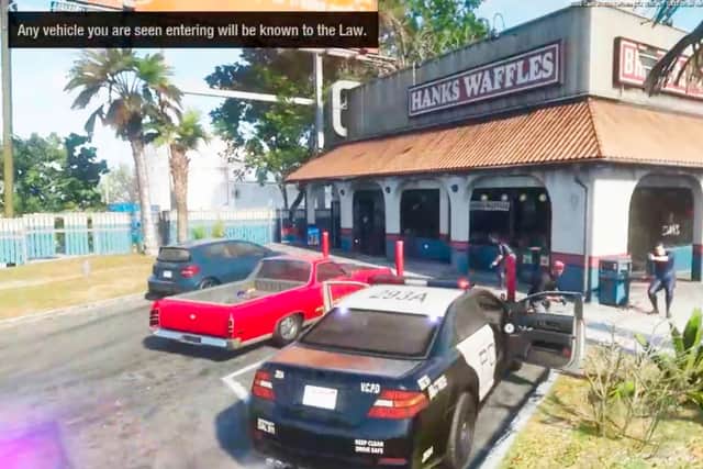 The clips showed gameplay from GTA 6 in an unfinished state, likely using placeholder graphics and animations (Image: Rockstar Games)