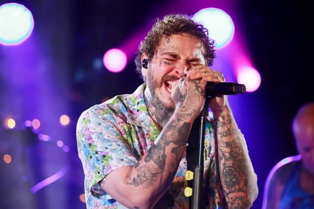 Post Malone backed by Sublime With Rome headlines Bud Light’s Dive Bar Tour In New York City. 