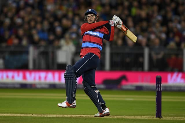 Hales in an England shirt back in 2017