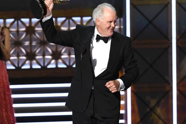 John Lithgow won the Outstanding Supporting Actor in a Drama Series award for The Crown at the 69th Annual Primetime Emmy Awards. (Photo by Kevin Winter/Getty Images)