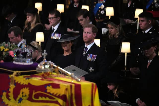 Prince Harry and Meghan Markle attended the Queen’s funeral (Getty Images)