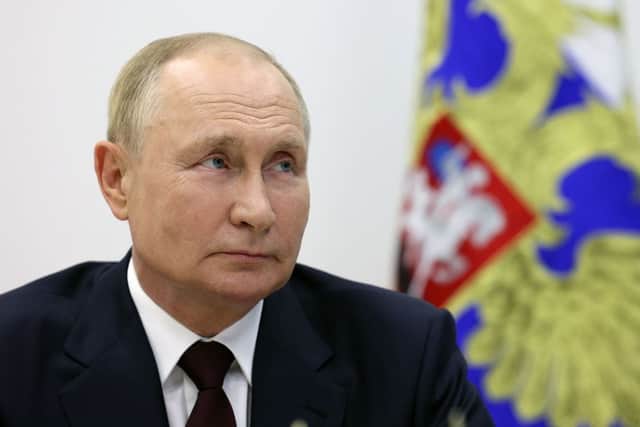 It is ‘possible’ that Vladimir Putin will launch nuclear weapons at London, a former adviser has claimed. Credit: GAVRIIL GRIGOROV/SPUTNIK/AFP via Getty Images