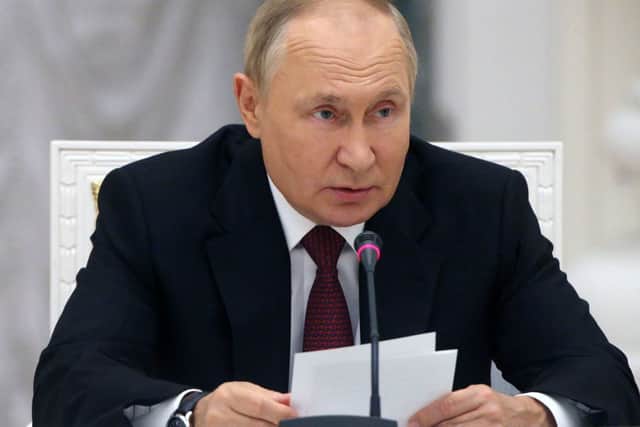 President Vladimir Putin has escalated Russia’s invasion of Ukraine (image: AFP/Getty Images)