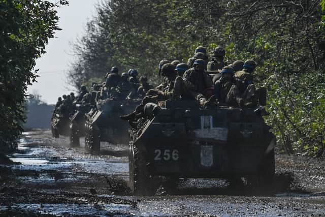Ukraine’s lightning counter-offensive in the Kharkiv region has stunned occupying Russian troops (image: AFP/Getty Images)