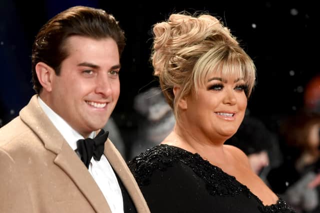 James Argent and Gemma Collins attend the National Television Awards held at the O2 Arena on January 22, 2019. (Photo by Stuart C. Wilson/Getty Images)