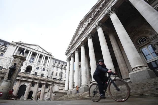 The Bank of England interest rate has gone up to 2.25% (image: PA)