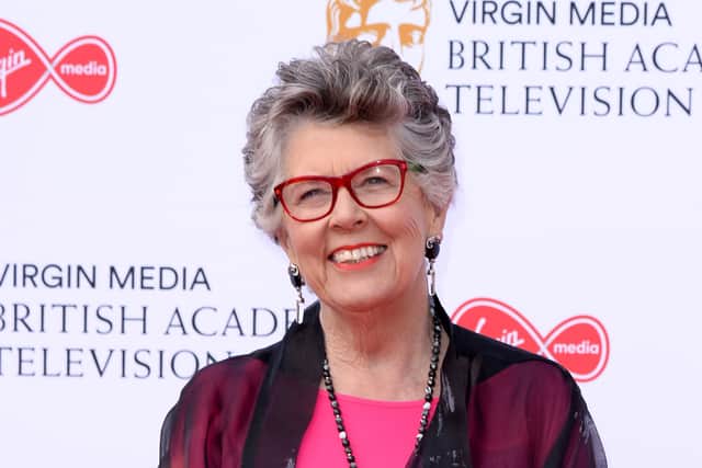 Prue Leith attends the Virgin Media British Academy Television Awards 2019. (Photo by Jeff Spicer/Getty Images)