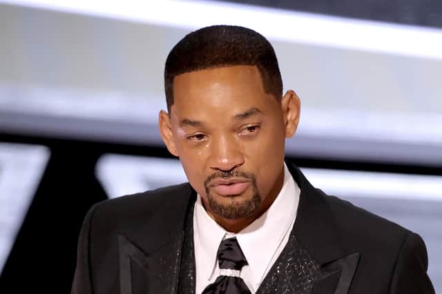 Will Smith accepts the Actor in a Leading Role award for âKing Richardâ onstage during the 94th Annual Academy Awards at Dolby Theatre on March 27, 2022 in Hollywood, California. (Photo by Neilson Barnard/Getty Images)