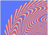 Close-up of hypnotic spiral illusion from Jackpotjoy.
