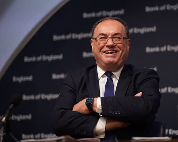 Governor of the Bank of England Andrew Bailey. Credit: YUI MOK/POOL/AFP via Getty Images