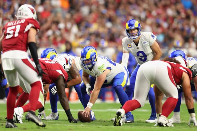 The LA Rams in their win over the Cardinals on 25 September 2022