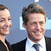 Actor Hugh Grant and his wife Anna Eberstein have donated £10,000 to help people amid the cost of living crisis. (Photo by Frazer Harrison/Getty Images)