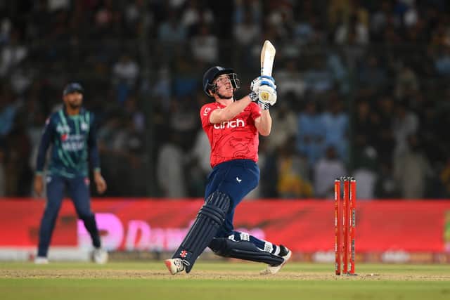 Harry Brook hit 81* off just 35 balls in third T20 series to ease England to win