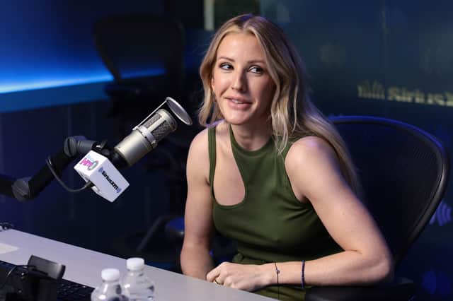 <p>Ellie Goulding has revealed how her son Arthur has helped ease her crippling panic attacks and anxiety</p>