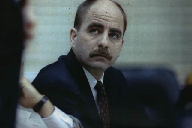 Jesse Anderson during the 1992 trial for the murder of his wife (Photo:  Milwaukee Journal Sentinel)