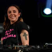 Mel C performs at William's Green during day two of Glastonbury Festival at Worthy Farm, Pilton on June 23, 2022 in Glastonbury, England. (Photo by Kate Green/Getty Images)