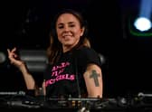 Mel C performs at William's Green during day two of Glastonbury Festival at Worthy Farm, Pilton on June 23, 2022 in Glastonbury, England. (Photo by Kate Green/Getty Images)