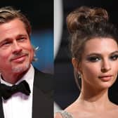 Brad Pitt and Emily Ratajkowski have sparked romance rumours after spending time together. (Getty Images)