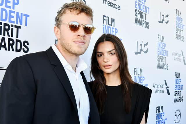 Emily Ratajkowski filed for divorce from her husband of four years, Sebastian Bear-McClard. (Photo by Amy Sussman/Getty Images)