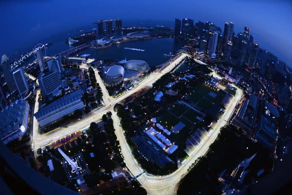 The Marina Bay Circuit in Singapore