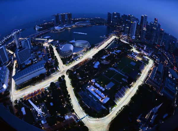The Marina Bay Circuit in Singapore