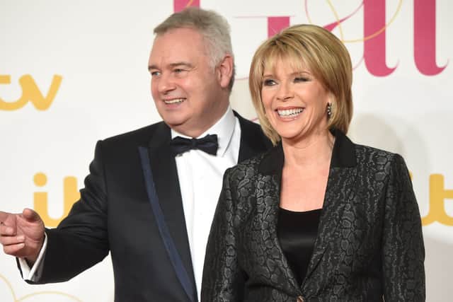 Eamonn Holmes and his wife Ruth Langsford. (Photo by Stuart C. Wilson/Getty Images)