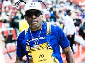 Rapper Coolio attends the 2022 Parlor Games Celebrity Basketball Classic in April 2022 (Photo: Greg Doherty/Getty Images)
