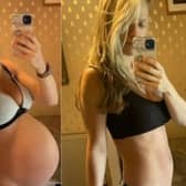Chloe Madeley showed her post-partum body to her Instagram followers. (Image: Instagram/Chloe Madeley)