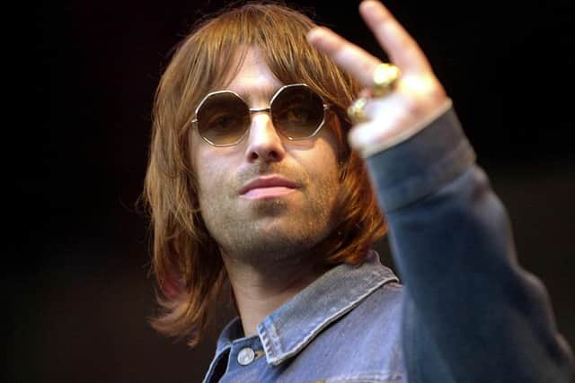 Two fingers to cancer: Liam Gallagher said he was “fucking happy” about Bonehead’s cancer free statement (image: AFP/Getty Images)