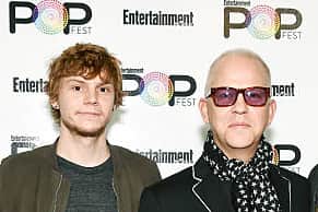 Long-time collaborators Ryan Murphy and Evan Peters rejoined forces on Netflix (Pic:Getty)