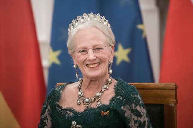 Queen Margrethe II of Denmark has stripped four of her eight grandchildren of their titles. (Photo by Steffi Loos/Getty Images)