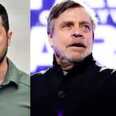 Mark Hamill joins Volodymyr Zelenskyy to help fundraise for Ukraine’s military efforts (Getty Images)