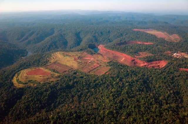 An aerial view of the mining site of Vale, the biggest Brazilian mining company, in Para state, Brazil (AFP via Getty Images)