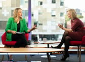 Laura Kuenssberg interviews Prime Minister Liz Truss on the BBC1 current affairs programme, Sunday with Laura Kuenssberg