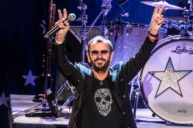 Ringo Starr and His All-Starr Band perform at Kings Theatre on October 31, 2015 in the Brooklyn Borough of New York City.