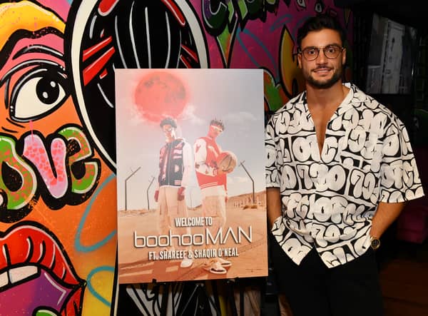 Davide Sanclimenti attends the boohooMAN x Shareef & Shaqir O'Neal NYFW Dinner at Sei Less on September 10, 2022 in New York City. (Photo by Craig Barritt/Getty Images for boohooMAN)