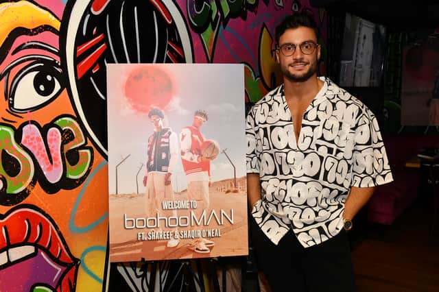 Davide Sanclimenti attends the boohooMAN x Shareef & Shaqir O'Neal NYFW Dinner at Sei Less on September 10, 2022 in New York City. (Photo by Craig Barritt/Getty Images for boohooMAN)