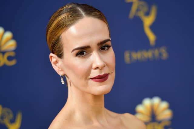 Sarah Paulson attends the 70th Emmy Awards at Microsoft Theater on September 17, 2018 in Los Angeles, California. (Photo by Matt Winkelmeyer/Getty Images)