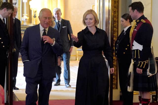 Prime Minister Liz Truss is alleged to have objected to Charles going to the climate conference. (Photo by Jonathan Brady - WPA Pool/Getty Images)