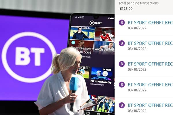 BT Sport accidentally charged subscribers £25-per-hour instead of £25-per-month. Credit: Getty/Twitter