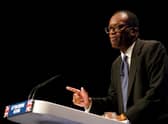 Kwasi Kwarteng delivering a speech at the Conservative Party Conference (Pic: Getty Images)