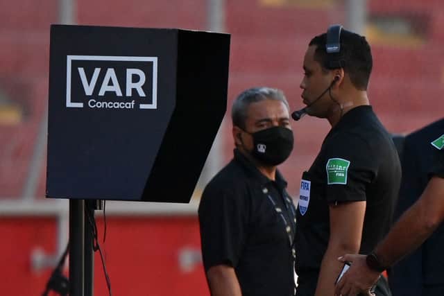 VAR was first used during the World Cup in 2018 (Getty Images